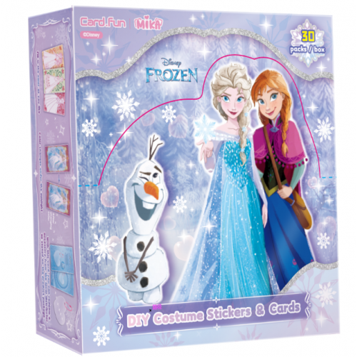 Frozen DIY Costume Stickers & Cards