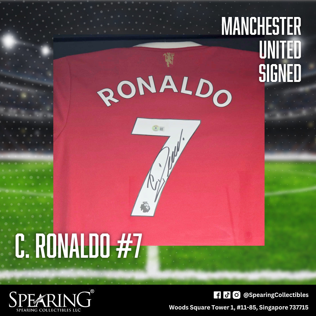 Cristiano Ronaldo #7 Manchester United Signed Jersey