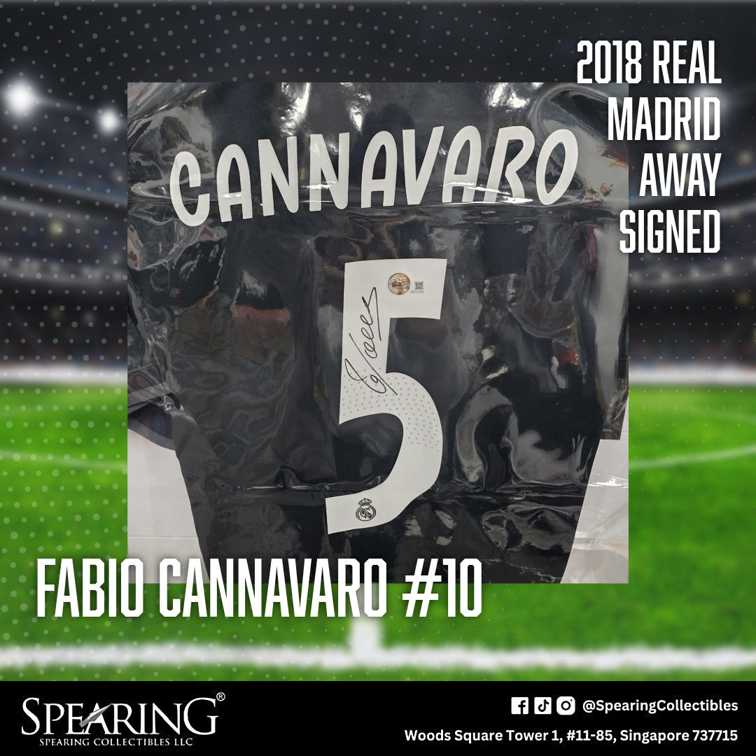 Fabio Cannavaro #5 Real Madrid Signed Jersey