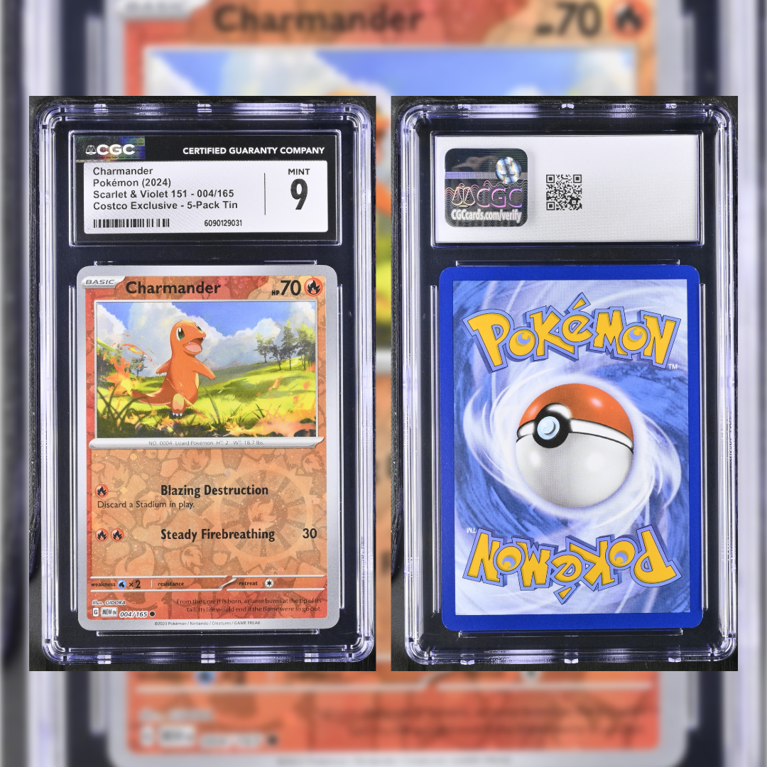 2024 Charmander #004 CGC 9 6090129031