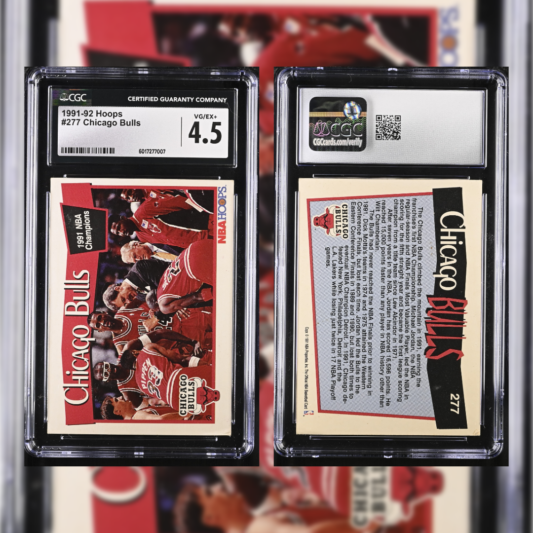 1991-92 Chicago Bulls #277 CGC 4.5 6017277007