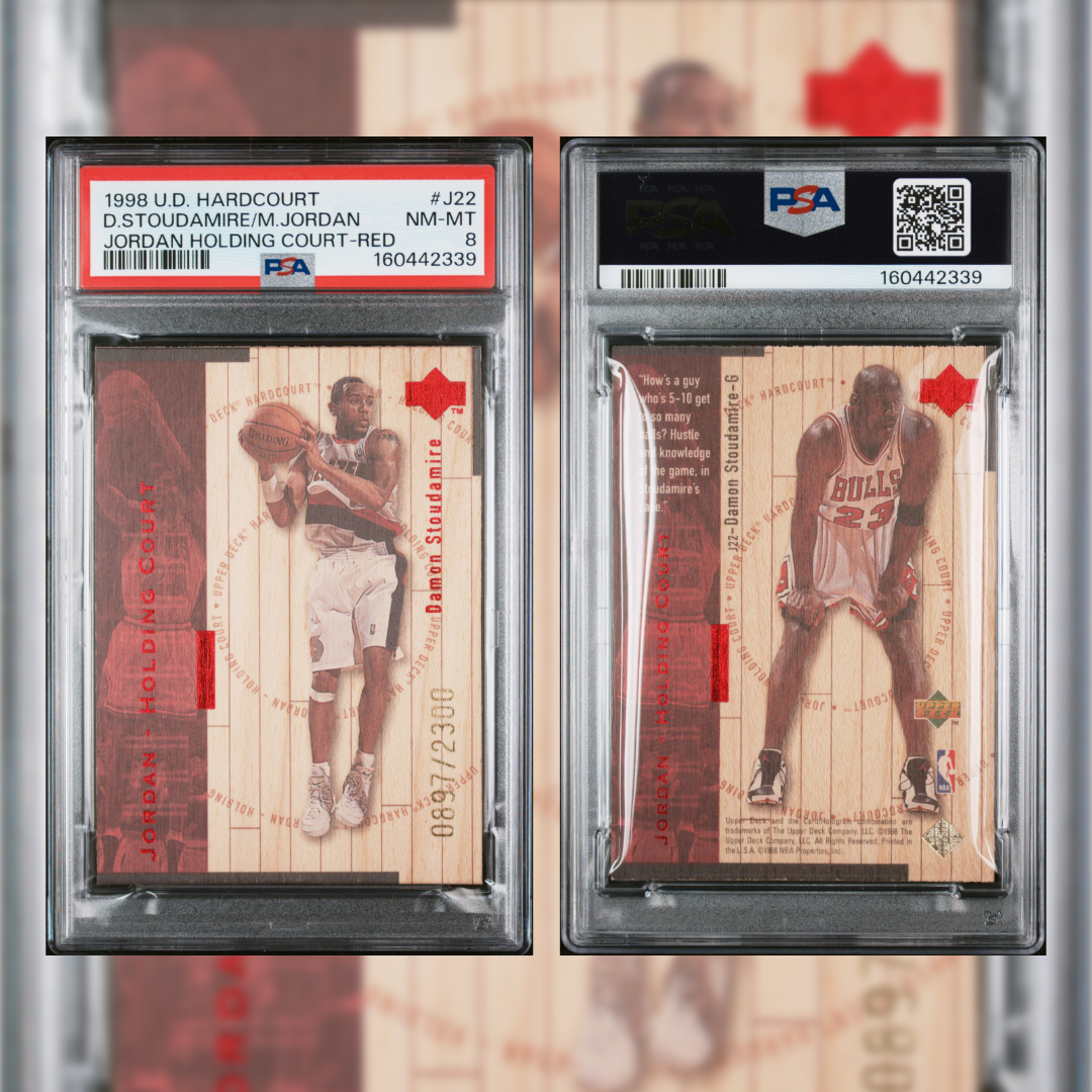 1998 D.Stoudamire/M.Jordan #J22 PSA 8 160442339