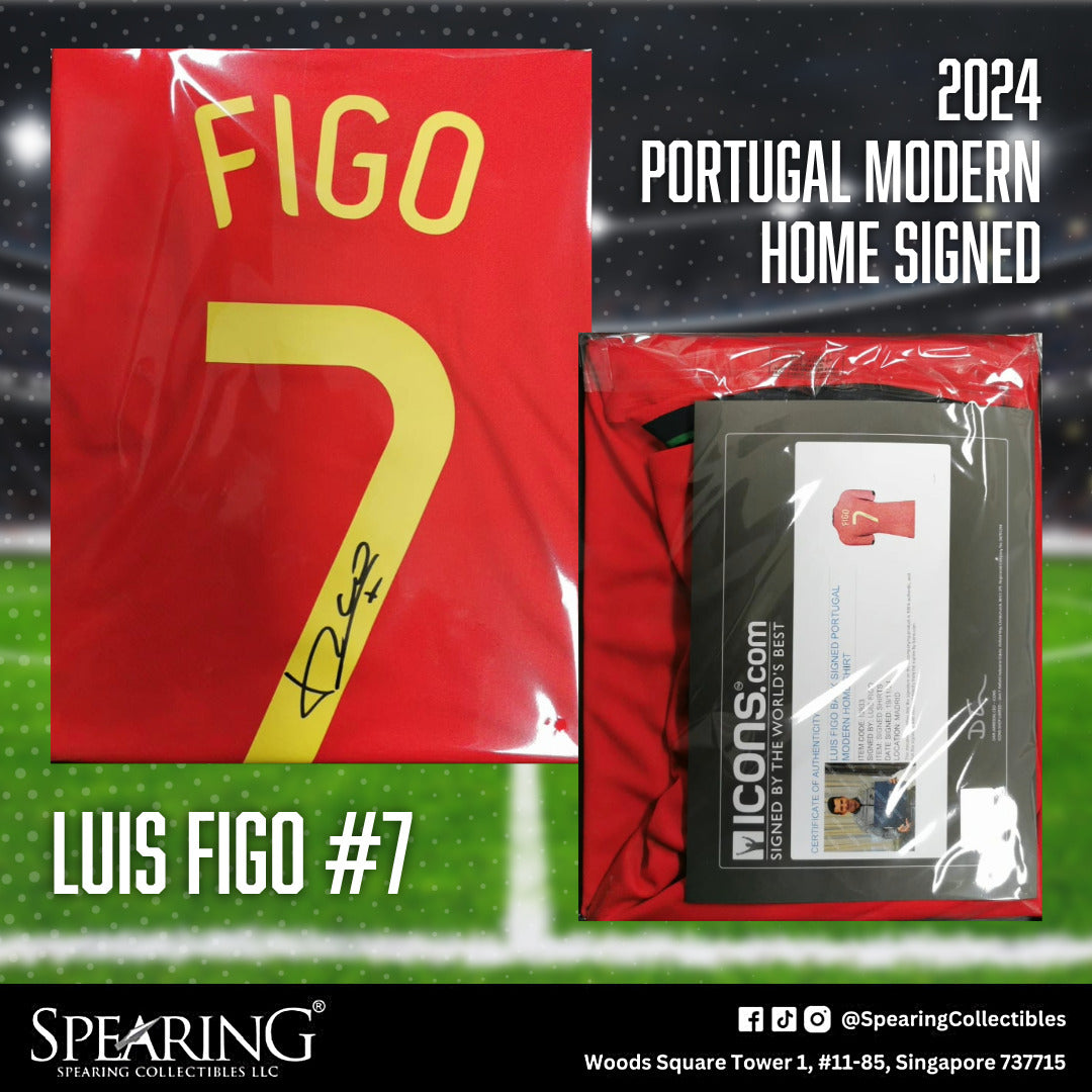 2024 Luis Figo #7 Portugal Modern Home Signed Jersey
