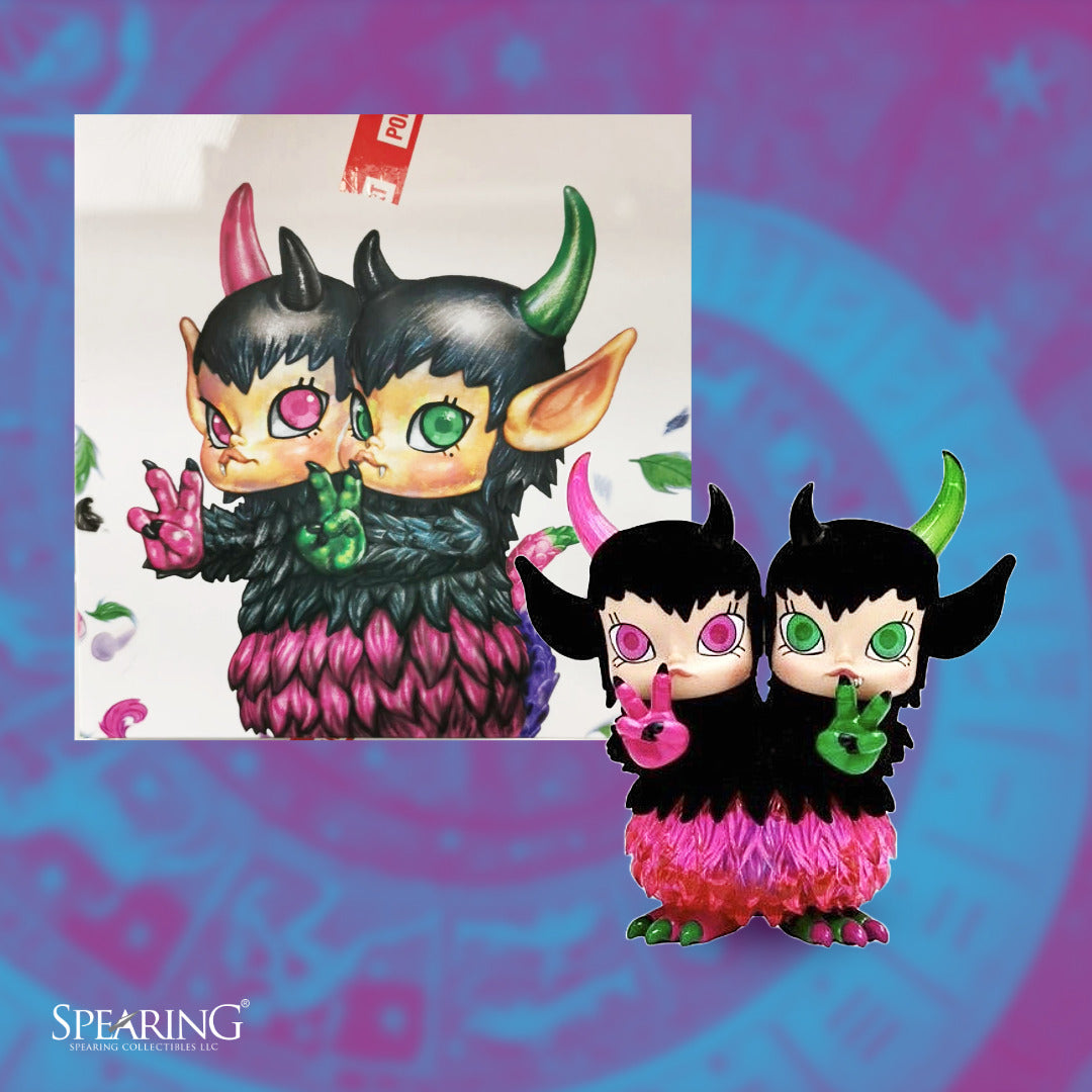 POPMART Gemini Beast Molly Black Colour Version