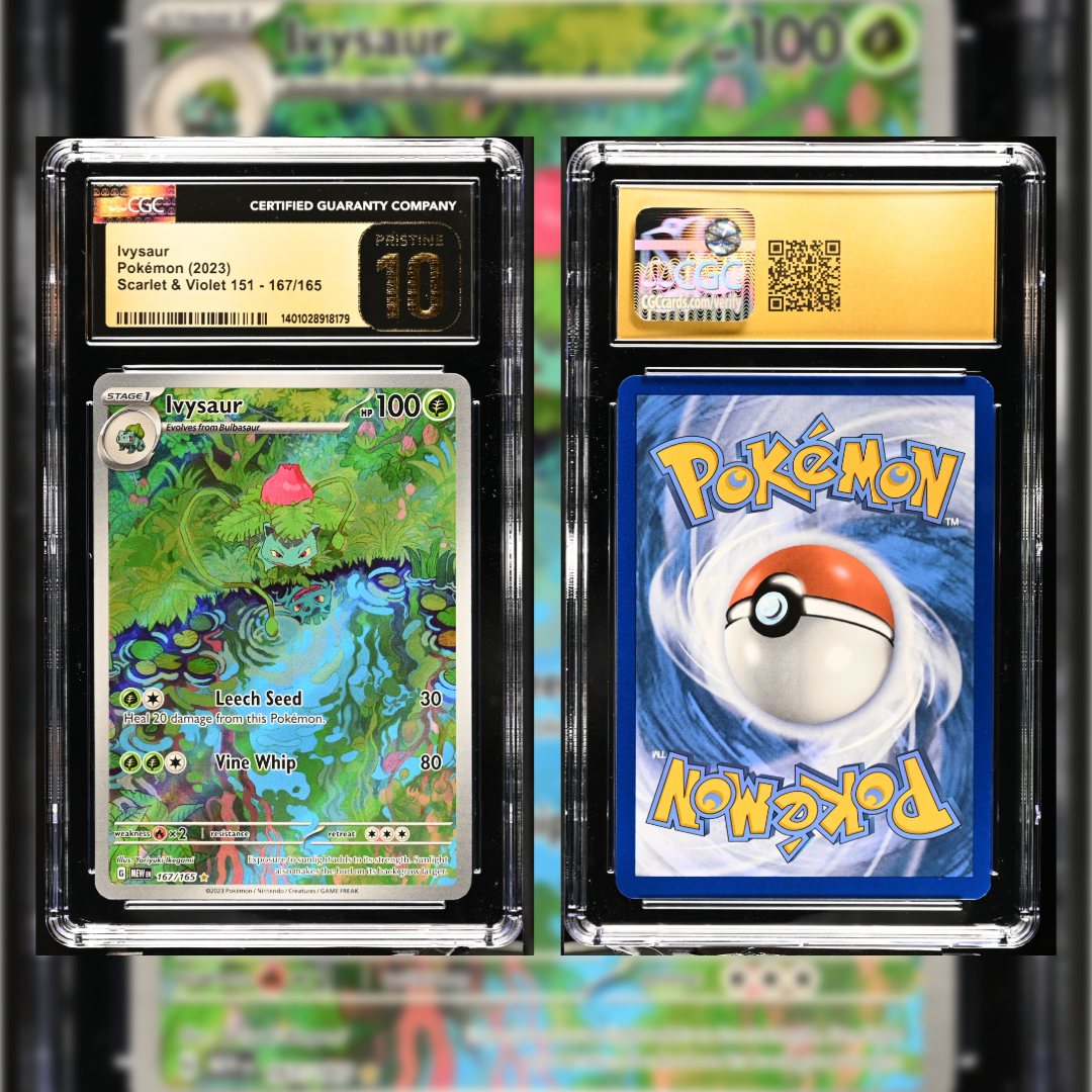 2023 Ivysaur #167 CGC PRISTINE 10 1401028918179