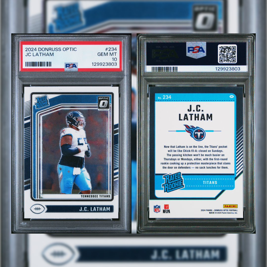 2024 JC Latham #234 PSA 10 129923803