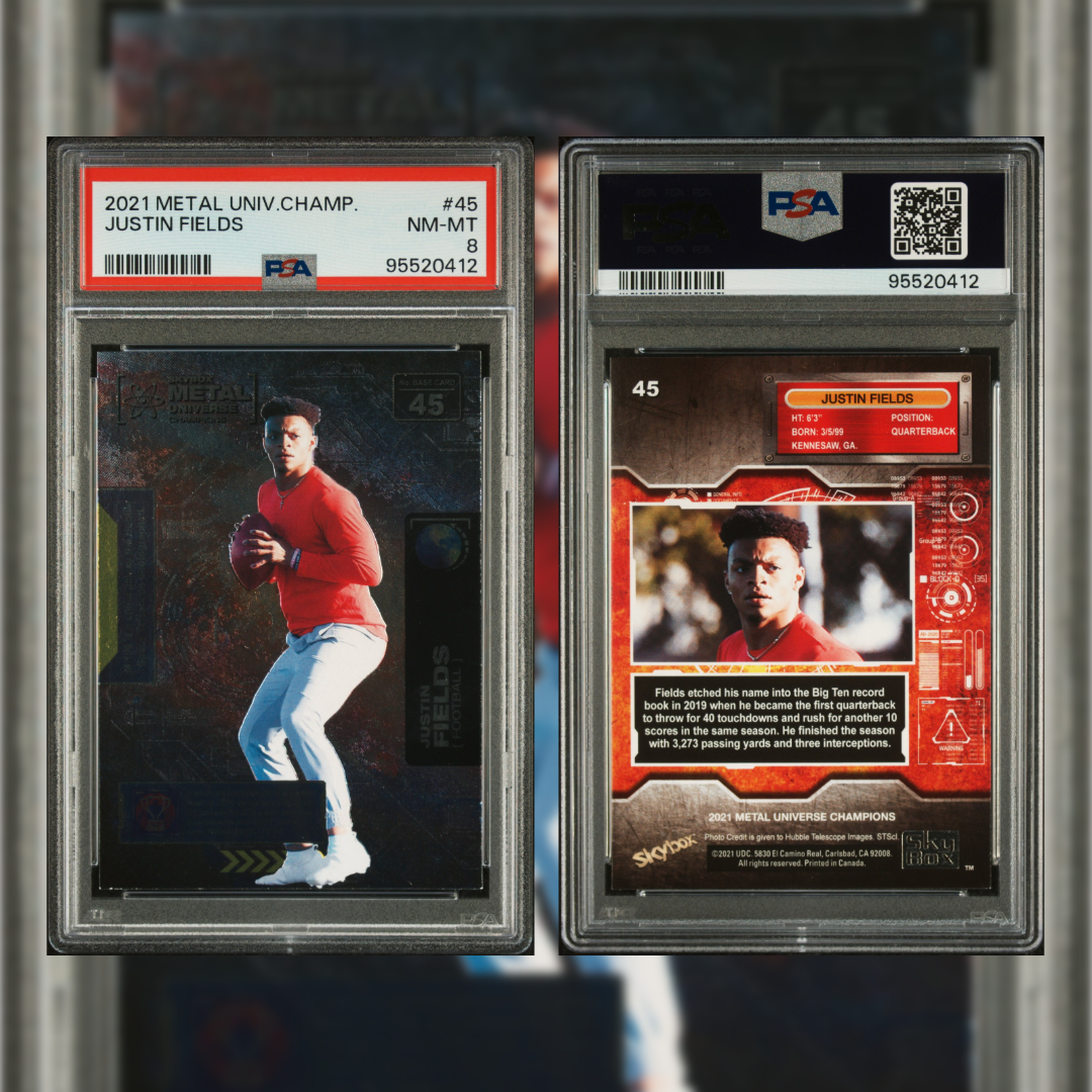 2021 Justin Fields #45 PSA 8 95520412