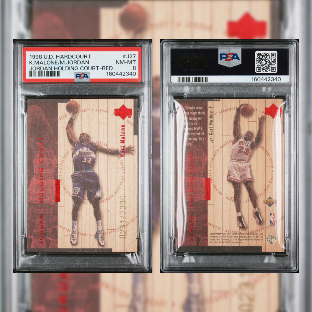 1998 K.Malone/M.Jordan #J27 PSA 8 160442340