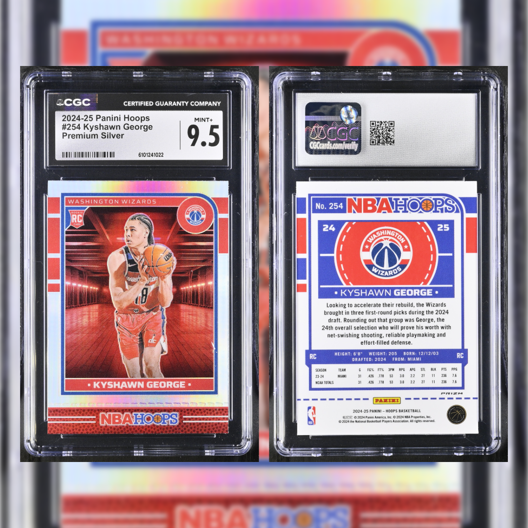 2024-25 Kyshawn George #254 CGC 9.5 6101241022