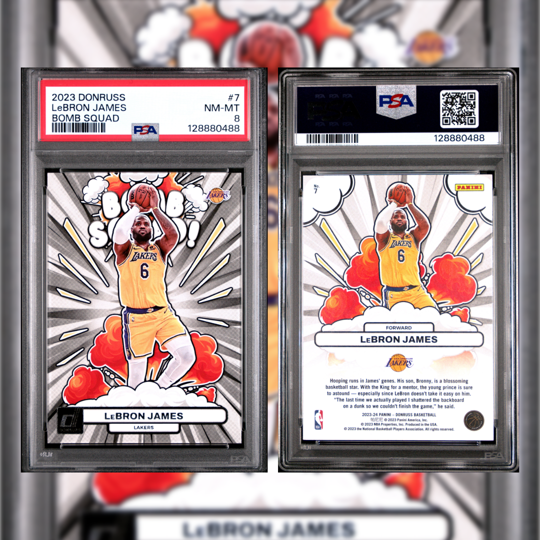 2023 LeBron James #7 PSA 8 128880488