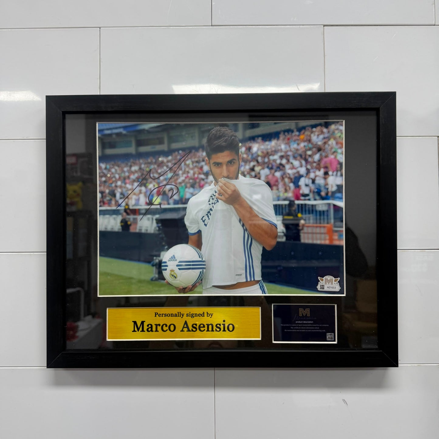 Marco Asensio Autograph Frame
