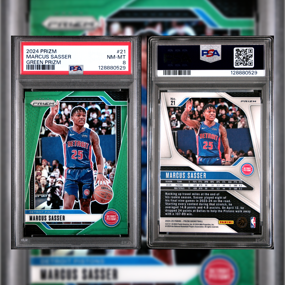 2024 Marcus Sasser #21 PSA 8 128880529