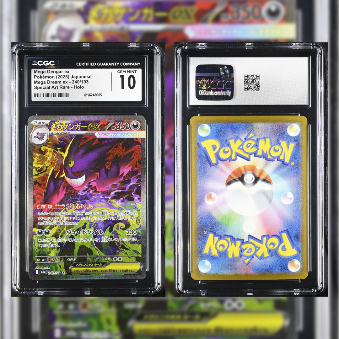 2025 Japanese Mega Gengar ex #240 CGC GEM MINT 10 6156248005