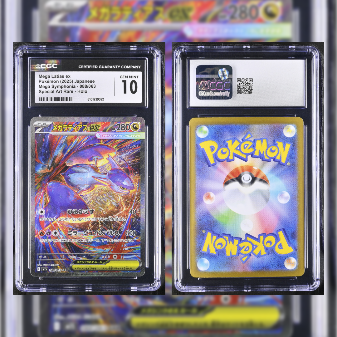 2025 Japanese Mega Latias ex #088 CGC GEM MINT 10 6101239022