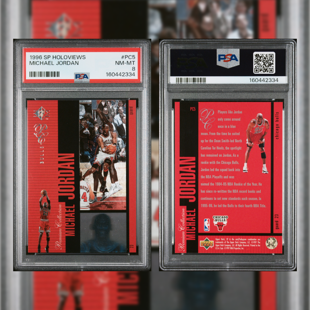1996 Michael Jordan #PC5 PSA 8 160442334