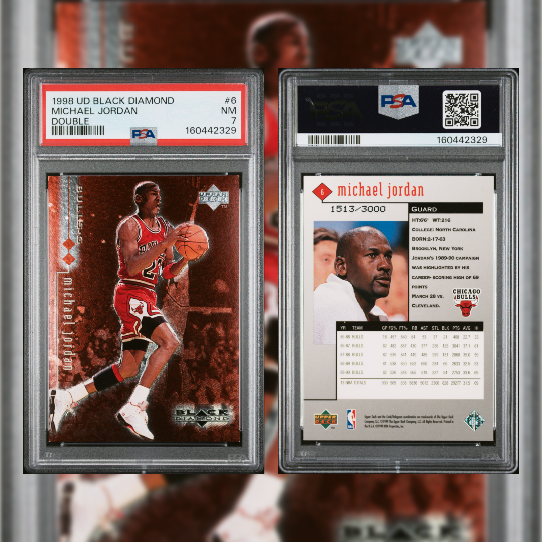 1998 Michael Jordan #6 PSA 7 160442329