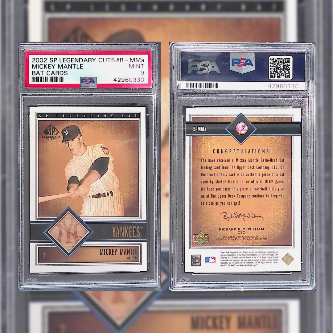 2002 Mickey Mantle #B-MMa PSA 9 42960330