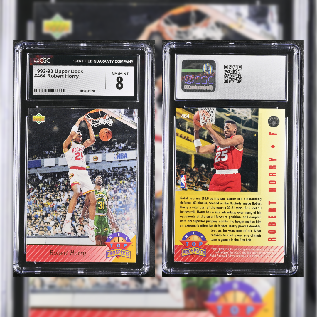 1992-93 Robert Horry #464 CGC 8 1036319128