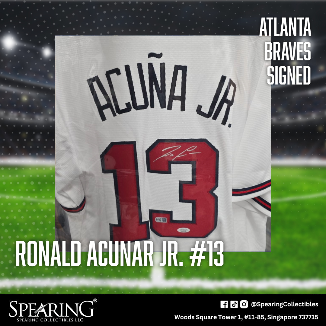 Ronald Acuna Jr #13 Atlanta Braves Signed Jersey