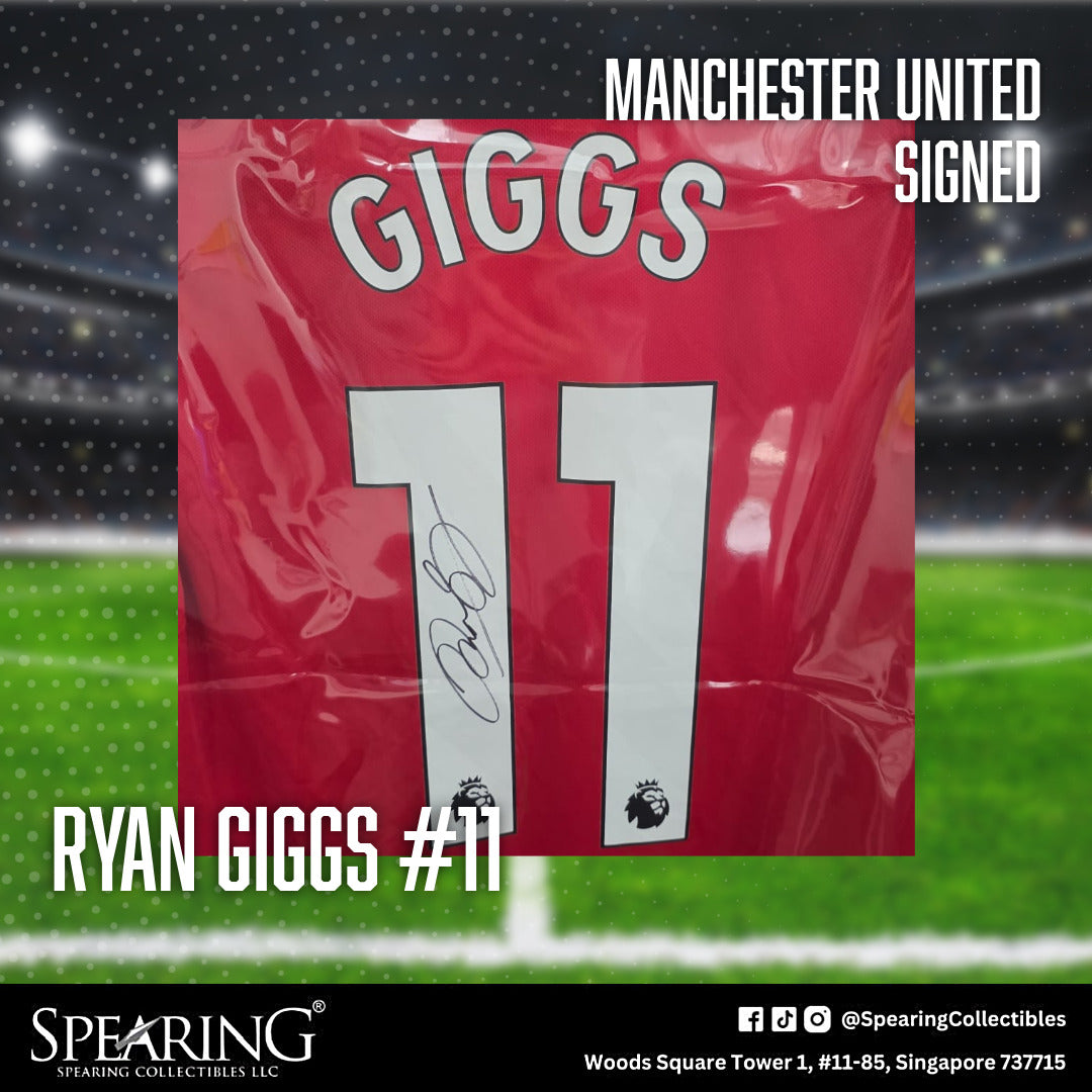 Ryan Giggs #11 Manchester United Signed Jersey