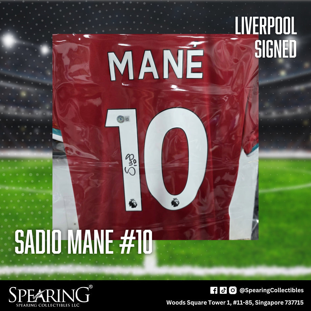Sadio Mane #10 Liverpool Signed Jersey