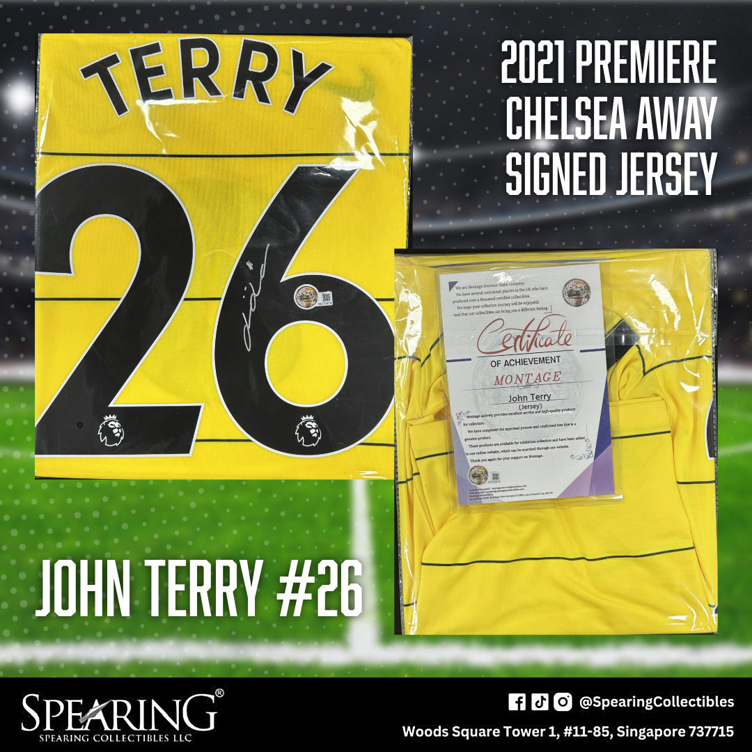 2021 John Terry #26 Chelsea Away Premiere Signed Jersey