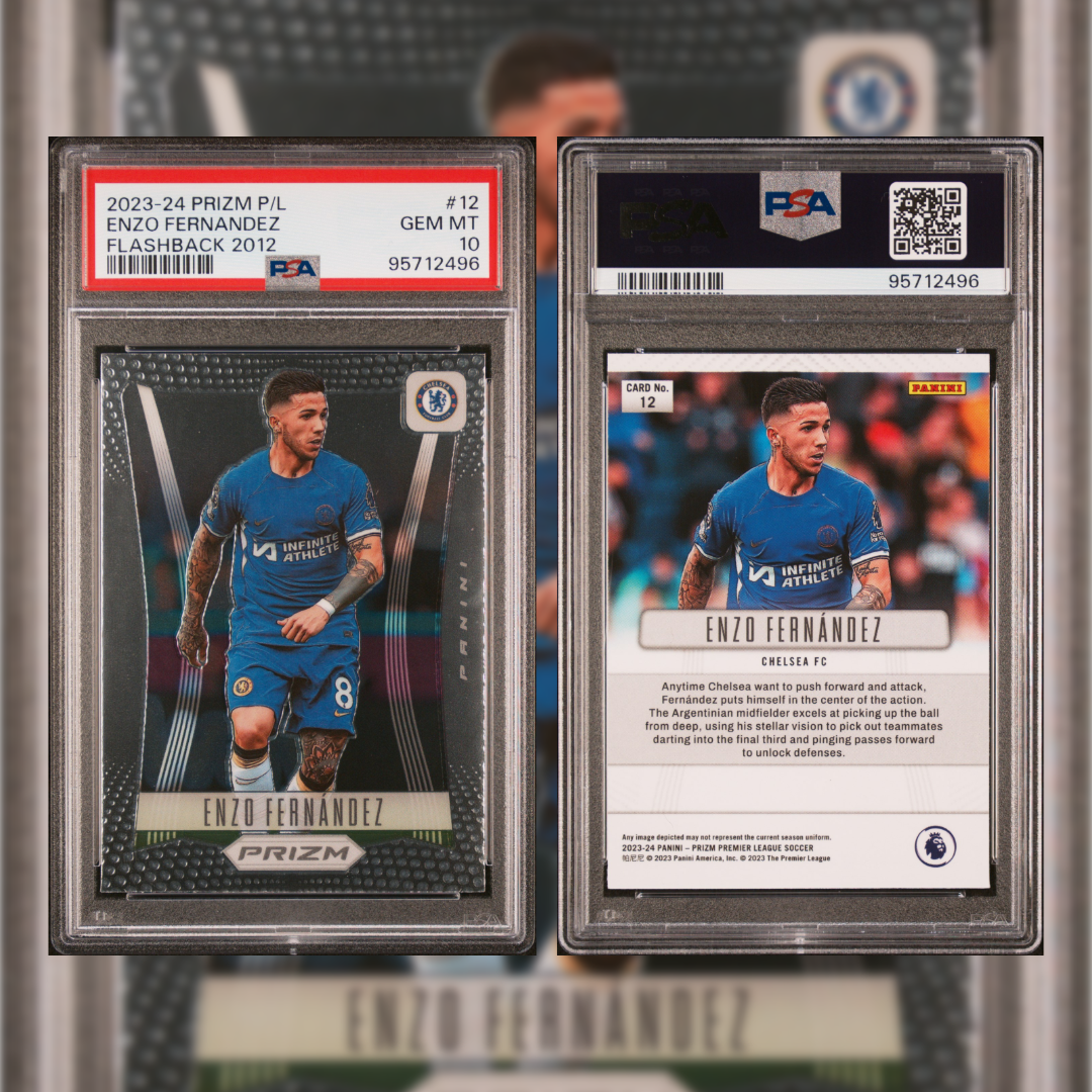 2023-24 Prizm P/L Enzo Fernandez #12 PSA 10 95712496