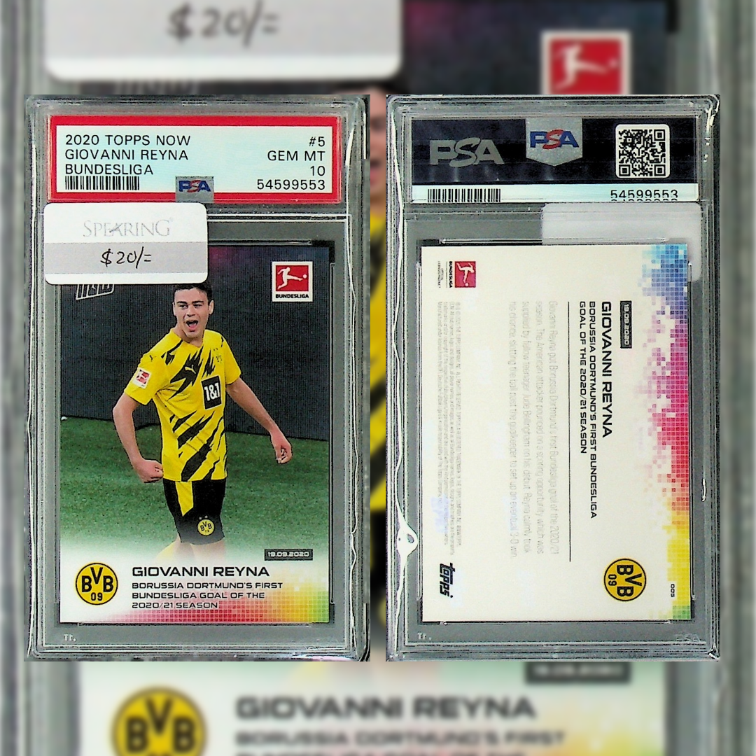 2020 Giovanni Reyna #5 PSA 10 54599553