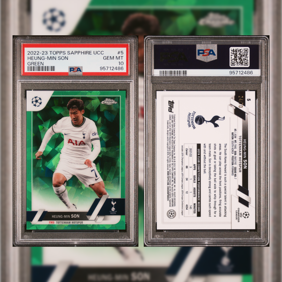 2022-23 Topps Sapphire UCC Heung-Min Son #5 PSA 10 95712486