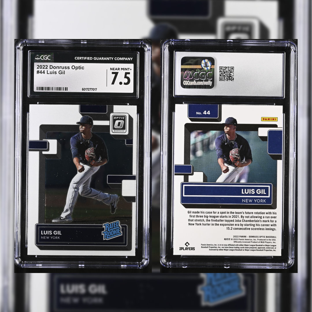 2022 Luis Gil #44 CGC 7.5 6017277017