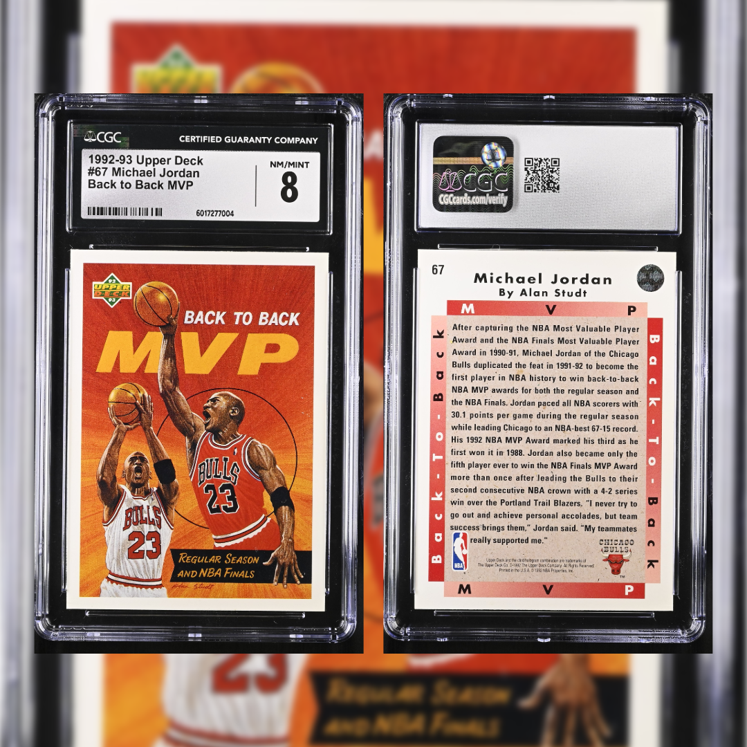 1992-93 Michael Jordan #67 CGC 8 6017277004