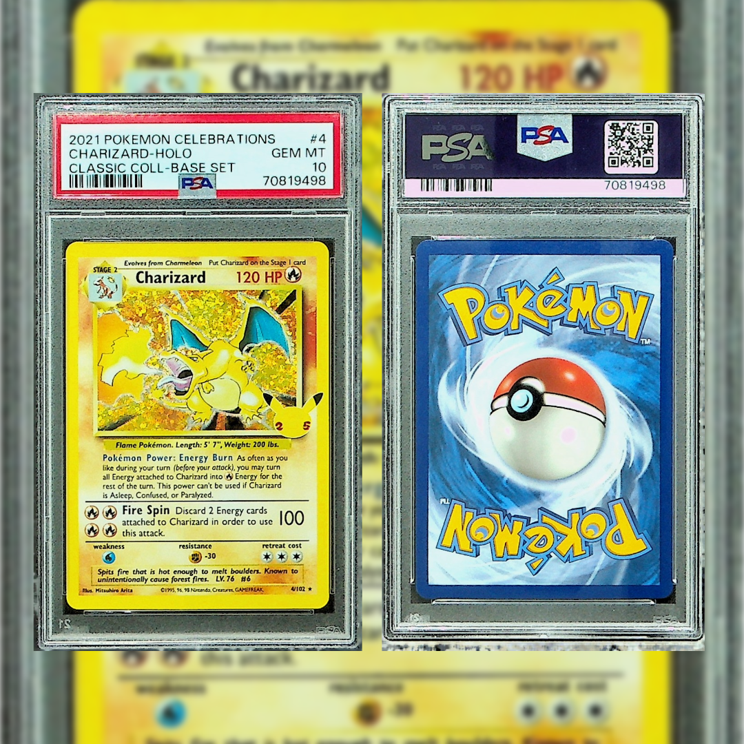 2021 Charizard-Holo #4 PSA 10 70819498 (Faded)