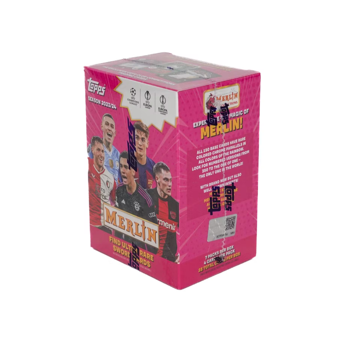 2023-24 Topps Merlin UEFA Club Competitions Soccer Blaster Box
