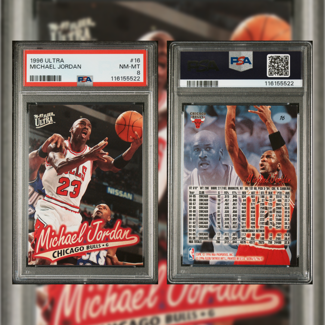 1996 Michael Jordan #16 PSA 8 116155522