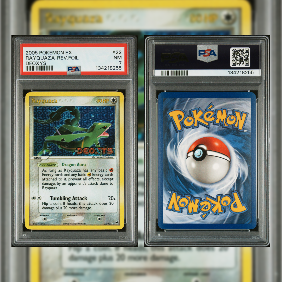 2005 Rayquaza-Rev.Foil #22 PSA 7 134218255