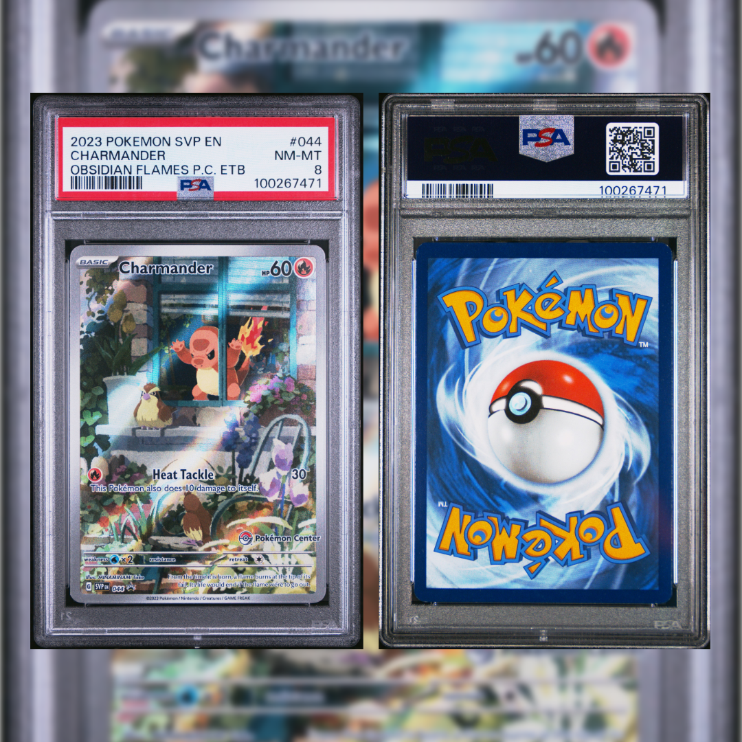 2023 Charmander Pokemon Center #044 PSA 8 100267471 (Faded)