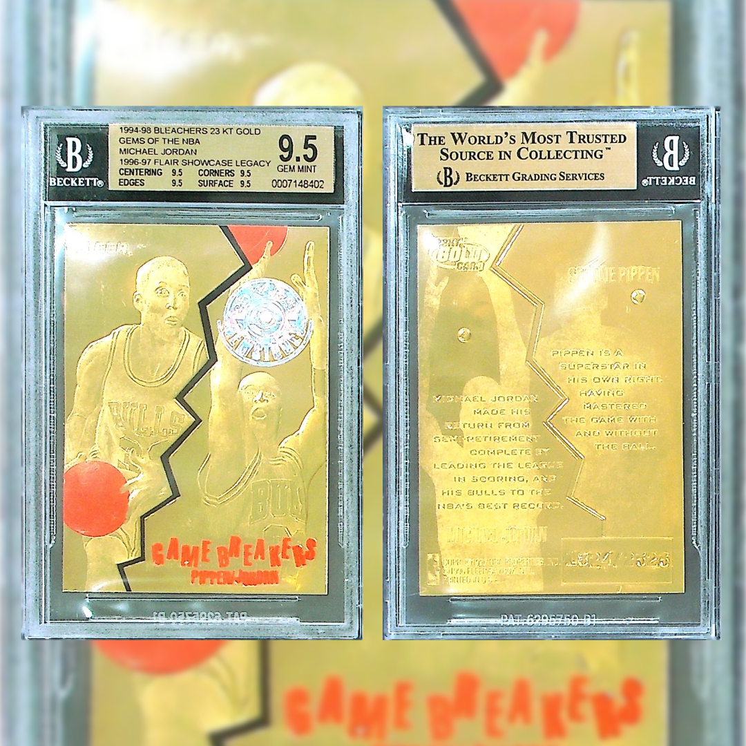 1994-98 Michael Jordan 1996-97 Flair Showcase Legacy Beckett 9.5 0007148402