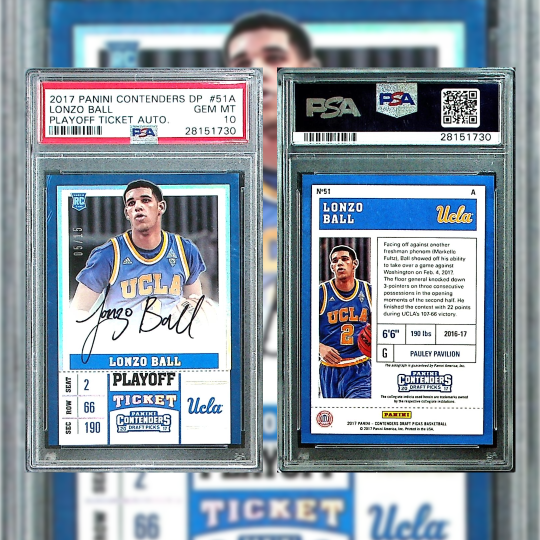 2017 Lonzo Ball #51A PSA 10 28151730