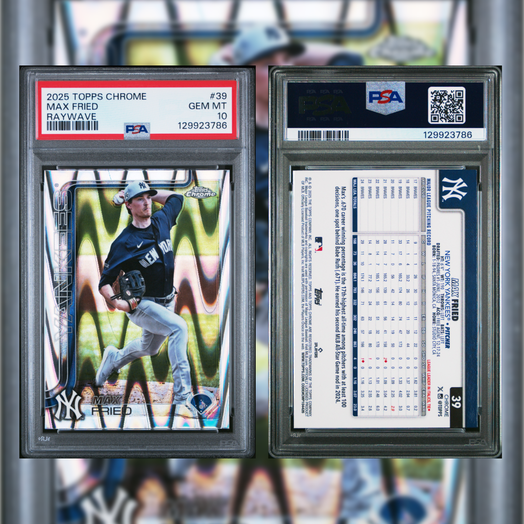 2025 Max Fried #39 PSA 10 129923786