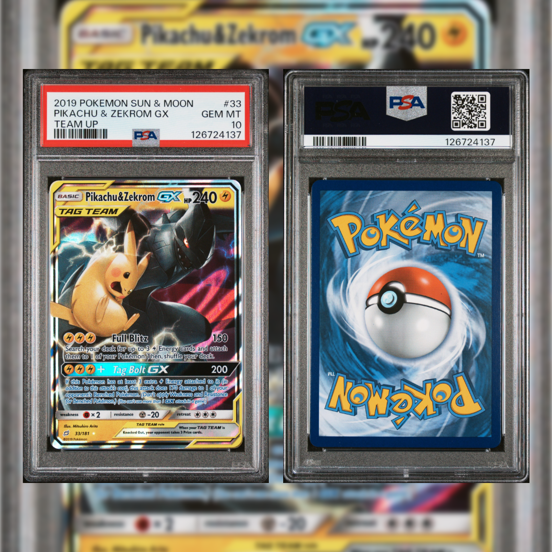 2019 Pikachu & Zekrom GX #33 PSA 10 126724137