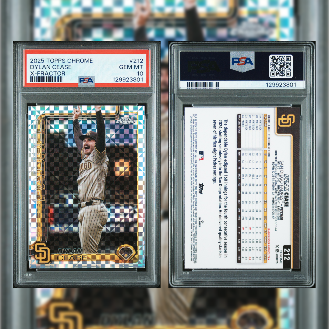 2025 Dylan Cease #212 PSA 10 129923801