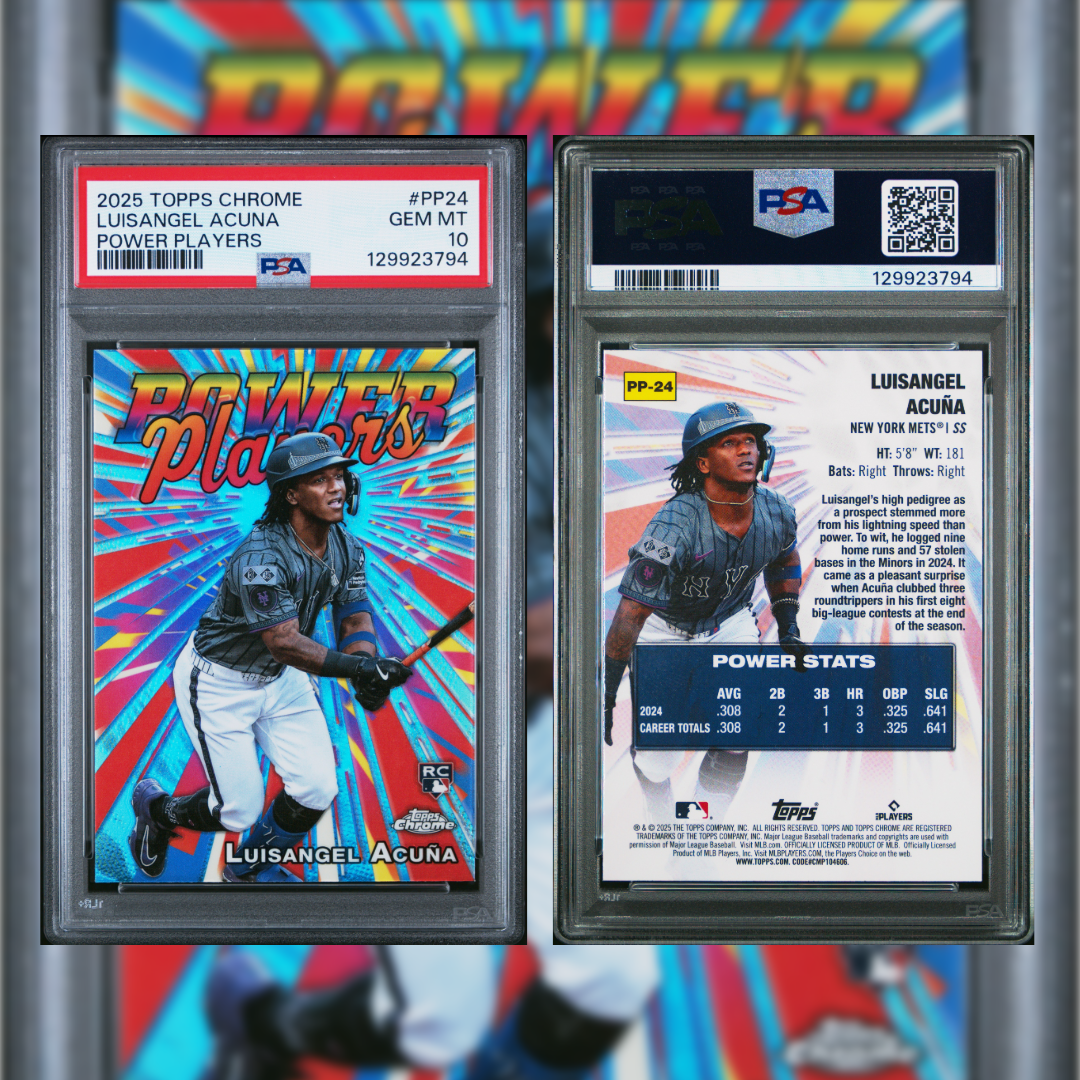 2025 Luisangel Acuna #PP24 PSA 10 129923794