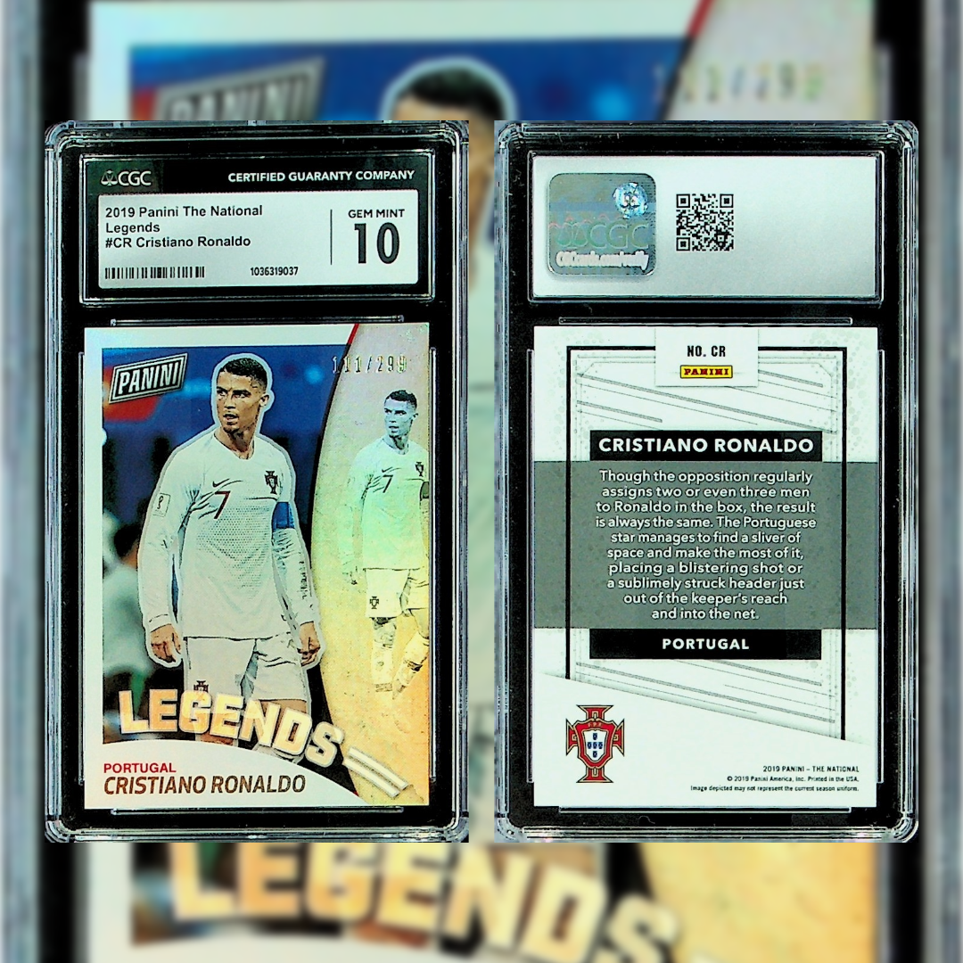2019 Cristiano Ronaldo #CR 111 CGC GEM MINT 10 1036319037