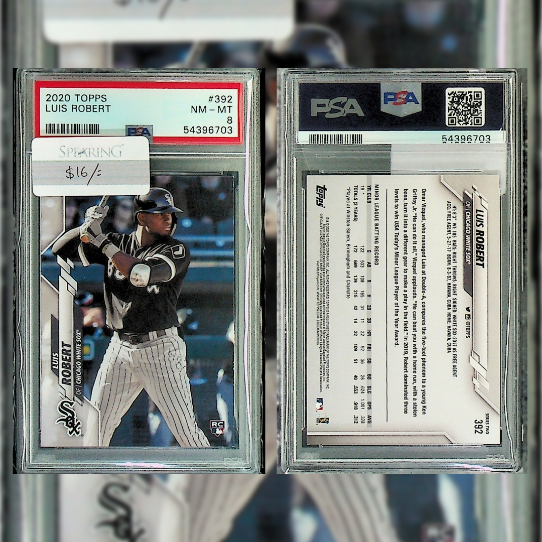 2020 Luis Robert #392 PSA 8 54396703