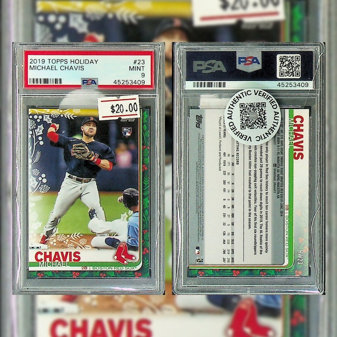 2019 Michael Chavis #23 PSA 9 45253409