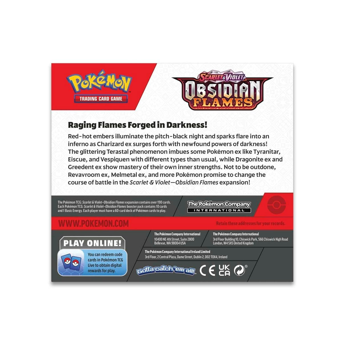 Pokémon TCG: Scarlet & Violet - Obsidian Flames Booster Display Box
