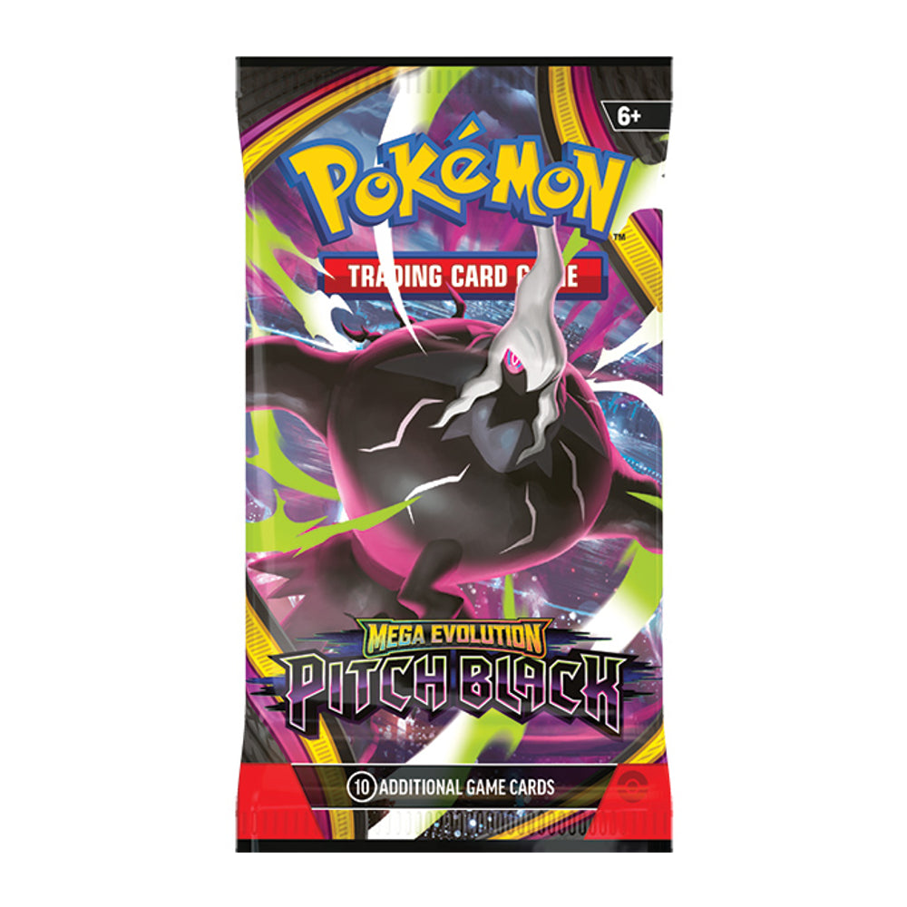 Pokémon TCG: Mega Evolution-Pitch Black Booster Pack (10 Cards)
