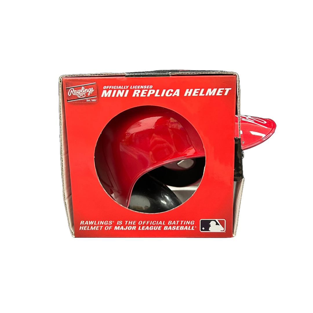 Rawlings Vaughn Grissom Braves Autographed Mini Helmet