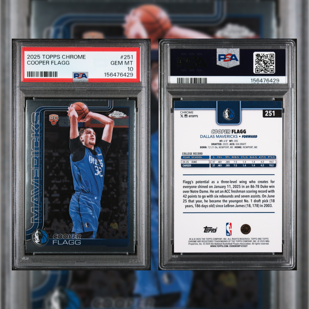 2025 Cooper Flagg #251 PSA 10 156476429