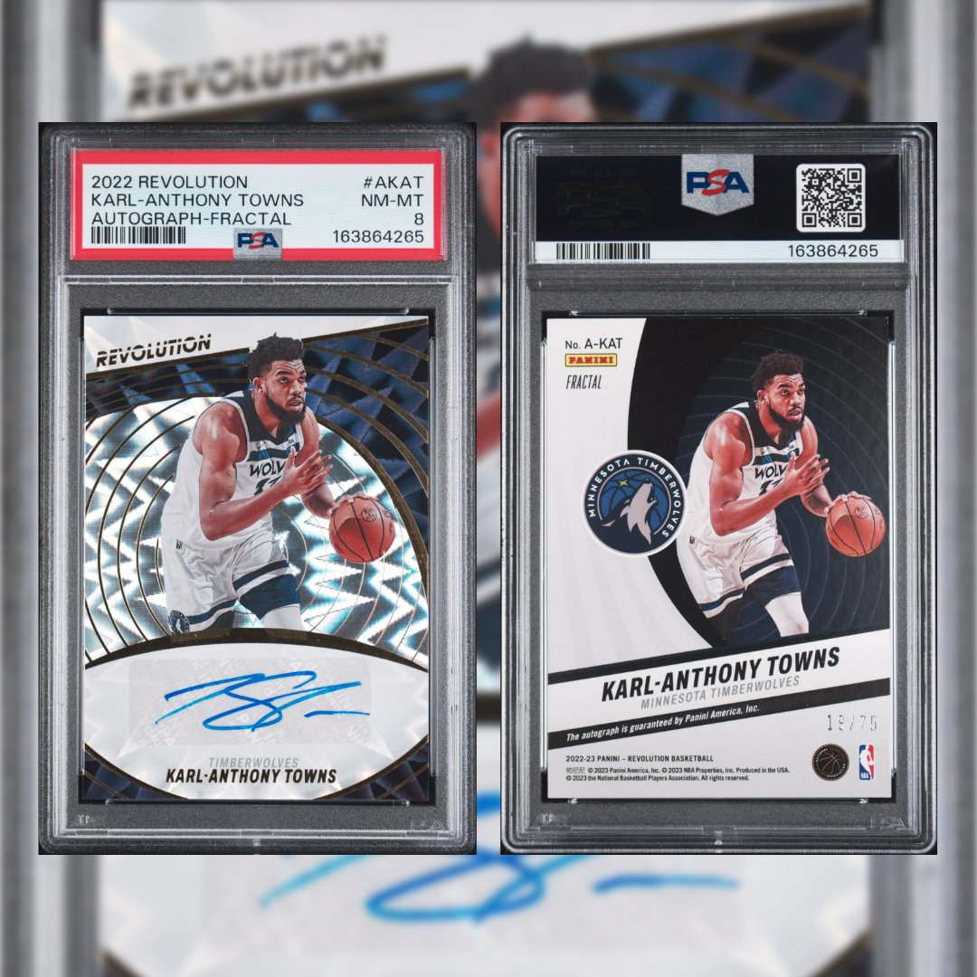 2022 Karl-Anthony Towns /75 #AKAT PSA 8 163864265